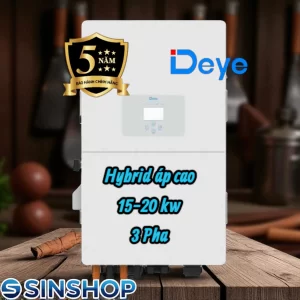 Inverter Hybrid Áp Cao Deye (15-20kW) 3Pha