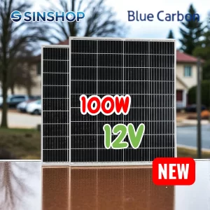 Tấm pin năng lương mặt trời 100w- Blue Carbon-BCT100M-12