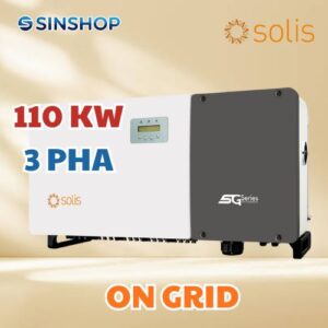 Inverter hòa lưới bám tải năng lượng mặt trời Solis 3 pha 110kW 5G-PRO