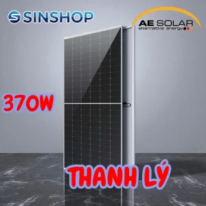 Tấm pin AE Solar 370 Wp cũ thanh lý
