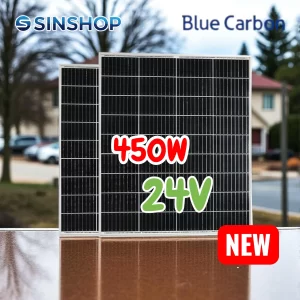 Tấm pin năng lương mặt trời 450w - Blue Carbon-BCT450M-24