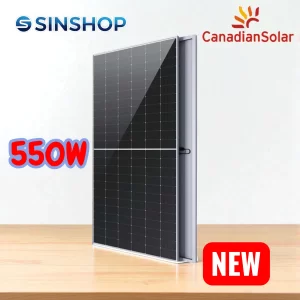 Tấm pin mặt trời N-type Canadian 550w – Cao Cấp