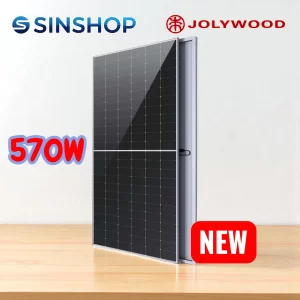 Pin JOLYWOOD 570W 2 Mặt Kính Cao Cấp Top One