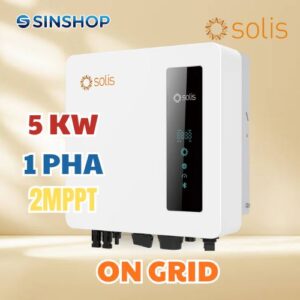 Inverter hòa lưới bám tải năng lượng mặt trời Solis 1 pha 5kW S6-GR1P5K-S