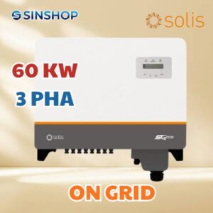 Inverter hòa lưới bám tải năng lượng mặt trời Solis 3 pha 60kW S5-GC60K