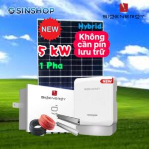 Combo Sigenergy Hybrid 5kW 1 Pha Ver 2- 5.0 SP2-BH 10 Năm