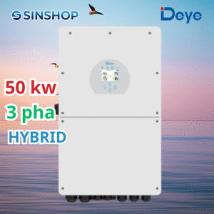 Inverter Hybrid Áp Cao Deye 50Kw 3Pha Sun-50K-SG01HP3-EU-BM4
